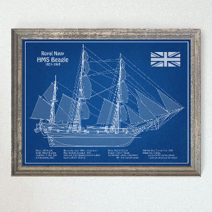Poster Entrega Alta do HMS Beagle - ABD do Plano de Entre