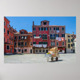 Poster Entrega de caixas em Veneza