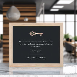 Poster Entreposto imobiliário para salas de cirurgia/segu