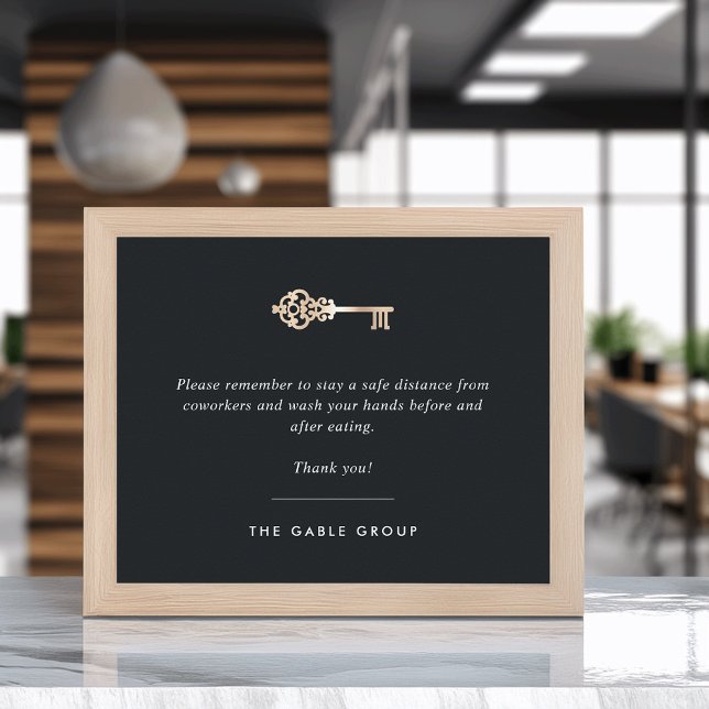 Poster Entreposto imobiliário para salas de cirurgia/segu (Criador carregado)