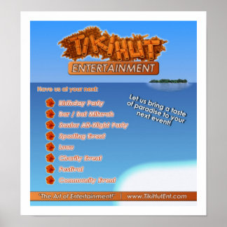 Poster Entretenimento Tkikihut