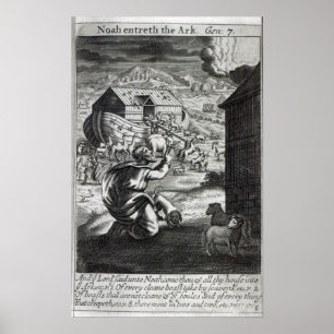 Poster Entreth de Noah a arca