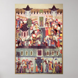Poster Entronização de Suleyman o magnífico