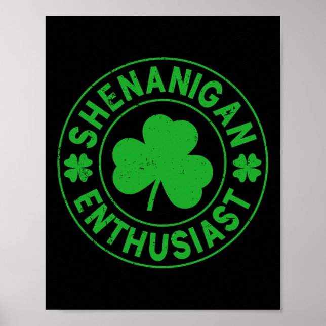 Poster Entusiasta Shenanigan (Frente)