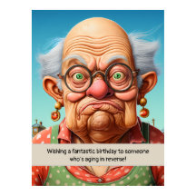 Envelhecimento no marco inverso Aniversário