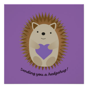 Pôster Enviando-lhe um Hedgehog Hedgehug