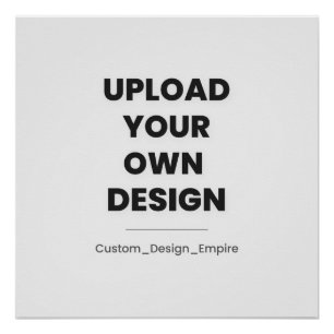 Pôster Envie Seu Próprio Design Aqui Modelo Personaliza