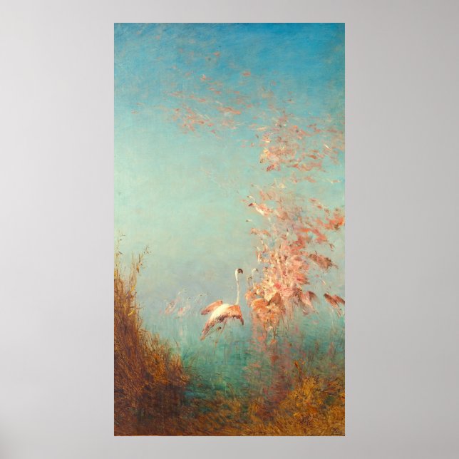 Poster Envol De Flamants Rosa, Etang De Vaccarès (Frente)