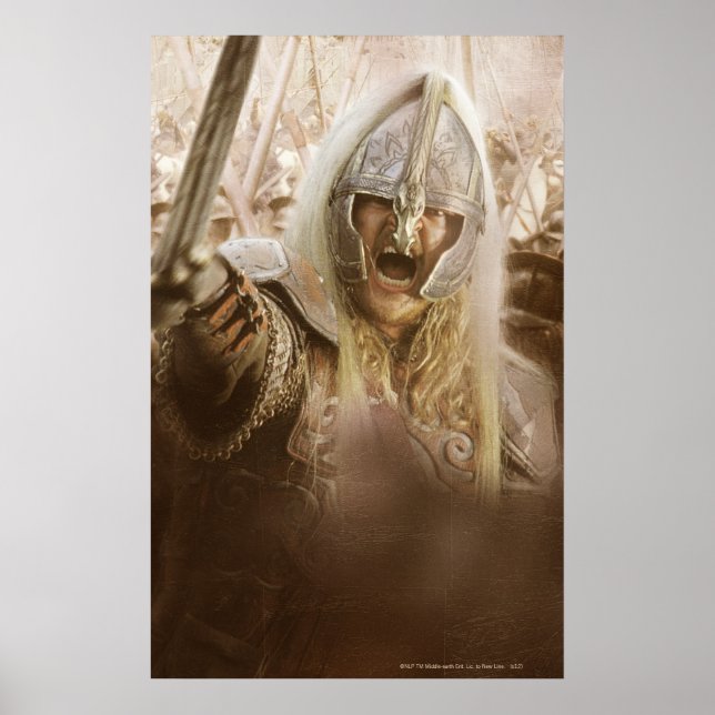 Pôster Eomer com Capacete (Frente)