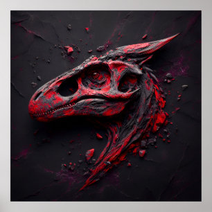 Poster Éons no carvão da Crimson - O gênio do AI