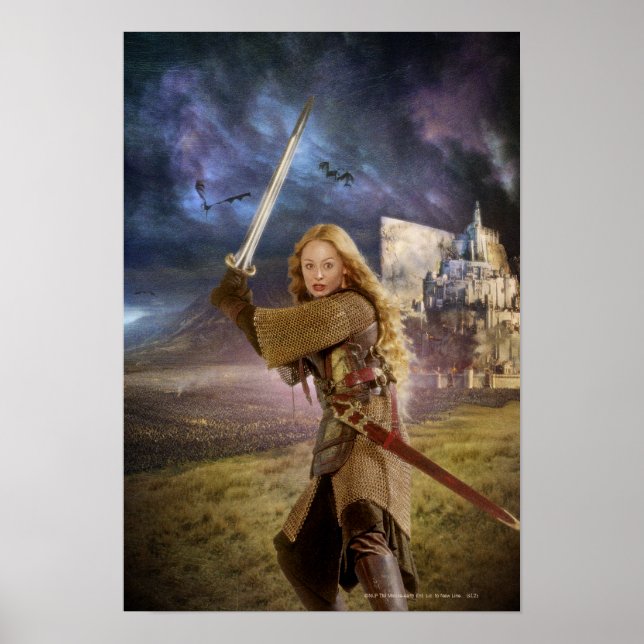 Pôster Eowyn Raises Sword (Frente)