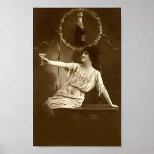 Pôster Ephemeral da véspera do Ano Novo