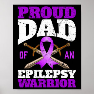 Poster Epilepsia Consciência Mês Orgulho Pai De Epilepsia