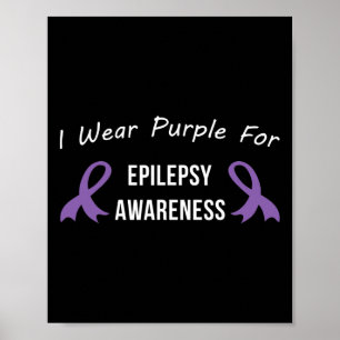 Poster Epilepsia Consciência Mês Suporte Amor Puro
