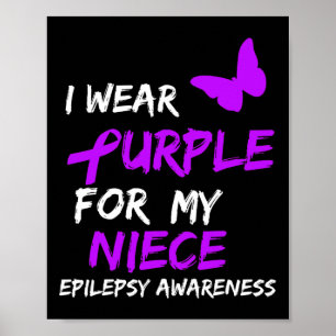 Poster Epilepsia Eu Visto Roxo Para Minha Banda Ninha