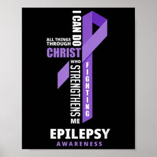 Poster Epilepsia Guerreira Deus Jesus Cristo Epilepsia Aw