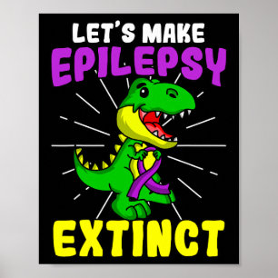 Poster Epilepsia Guerreira Epiléptica Extinção Dinossauro