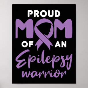 Poster Epilepsia Mamãe Convulsa Atenção Orgulhosa Mãe da