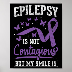Poster Epilepsia Não Contagiosa Meu Sorriso É Epilepsia C
