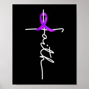 Poster Epilepsia Sensibilização Faith Ribbon