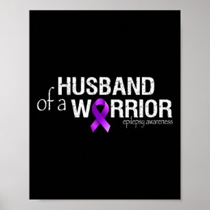 Poster Epilepsia Sensibilização Mês Marido De Uma Purga G