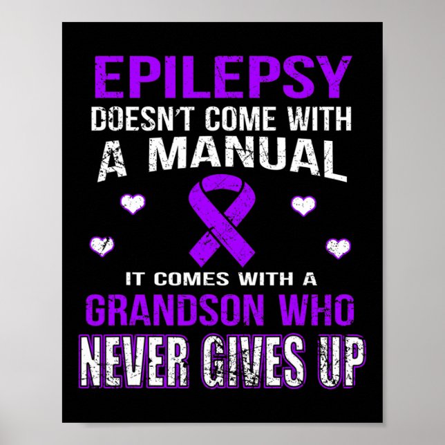 Poster Epilepsia Vem Com Um Neto Que Nunca Desiste  (Frente)