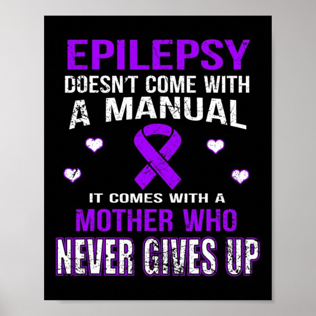 Poster Epilepsia Vem Com Uma Mãe Que Nunca Desiste  (Frente)