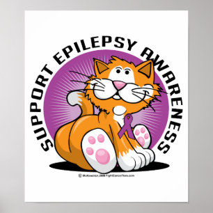 Pôster Epilepsy Cat