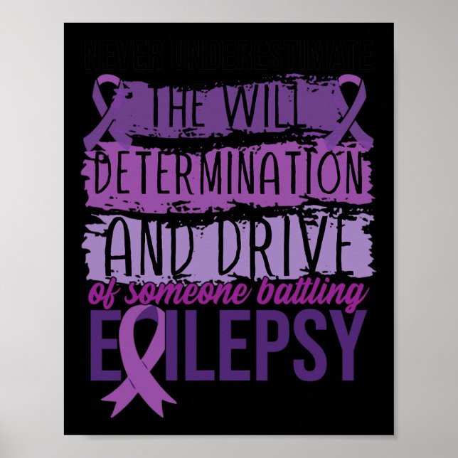 Poster Epilepsy Warrior (Frente)