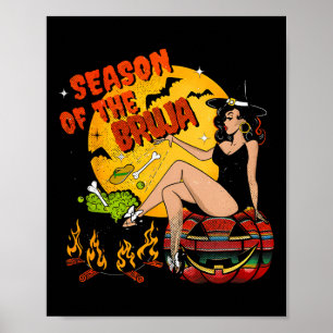 Poster Época Do Halloween Bruja