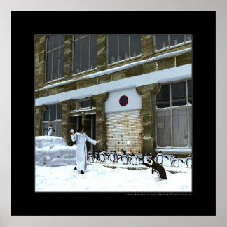 Pôster Época dos pinguins brincalhões