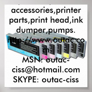 Pôster Epson 4450,Epson 4880 Cartucho Reembolsável, etc.