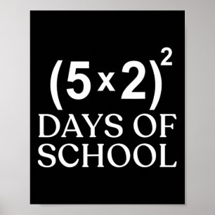 Poster Equação Matemática 100º Dia de Professores 100