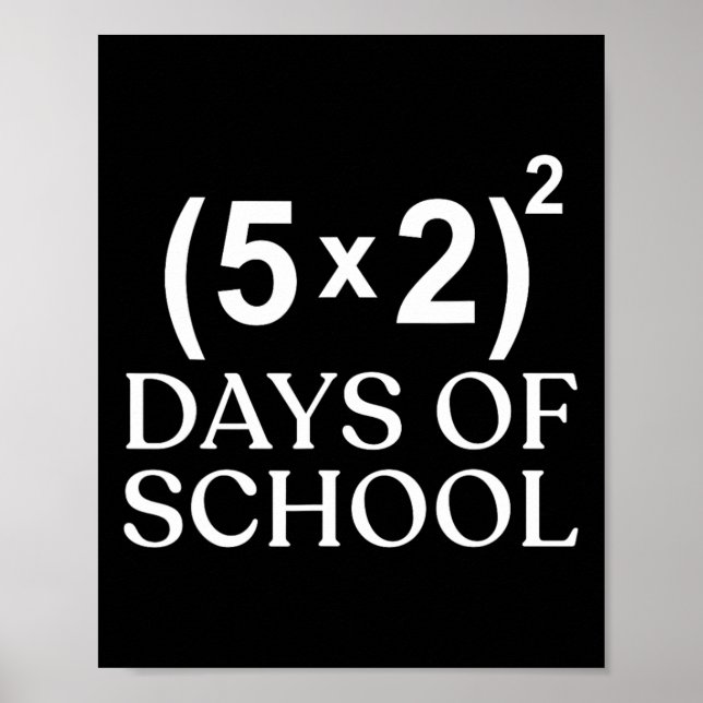 Poster Equação Matemática 100º Dia de Professores 100 (Frente)