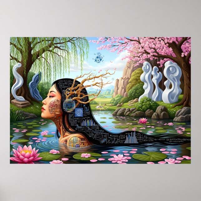 Poster "Equações no Sangue" - Um Retrato Digital (Frente)