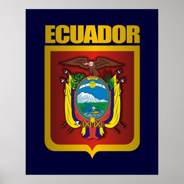 Pôster "Equador Dourado" (Frente)