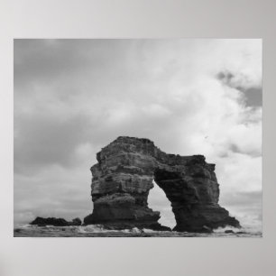 Poster Equador, Ilhas Galápagos, Ilha de Darwin, Ondas