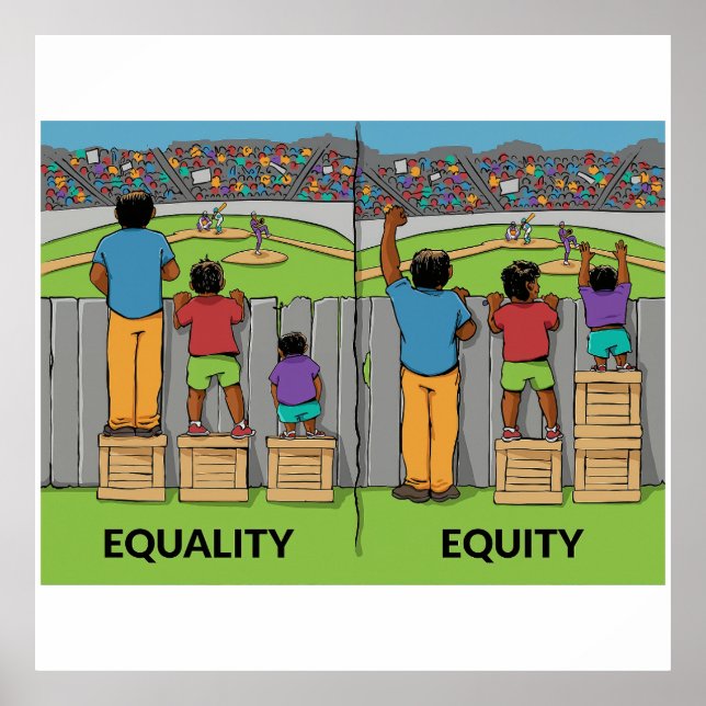 Poster Equality vs Equity – Inspiring Social Justice  (Frente)