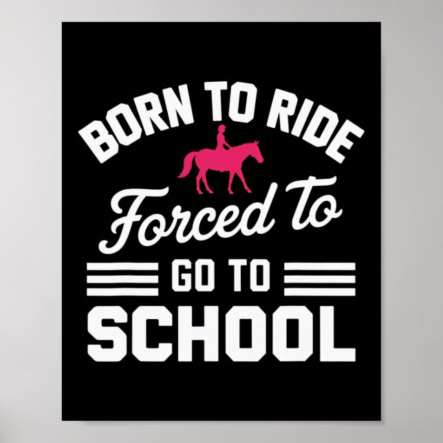 Poster Equestre de Corda (Frente)