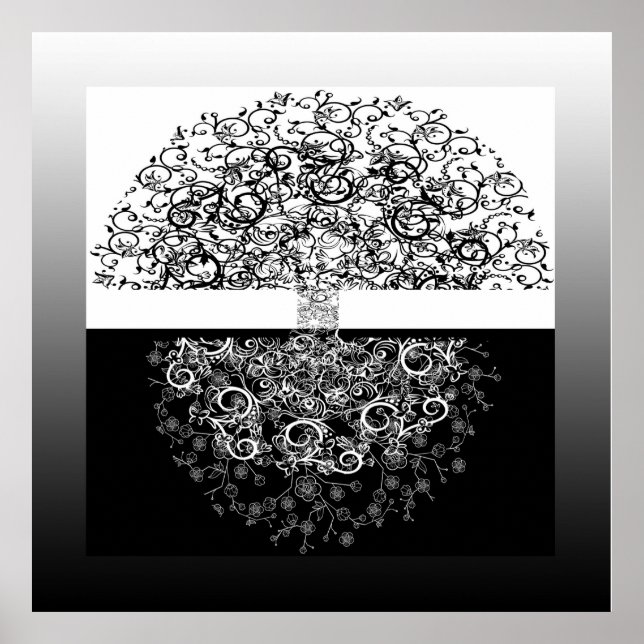Pôster Equilíbrio de Árvore da Vida (Frente)