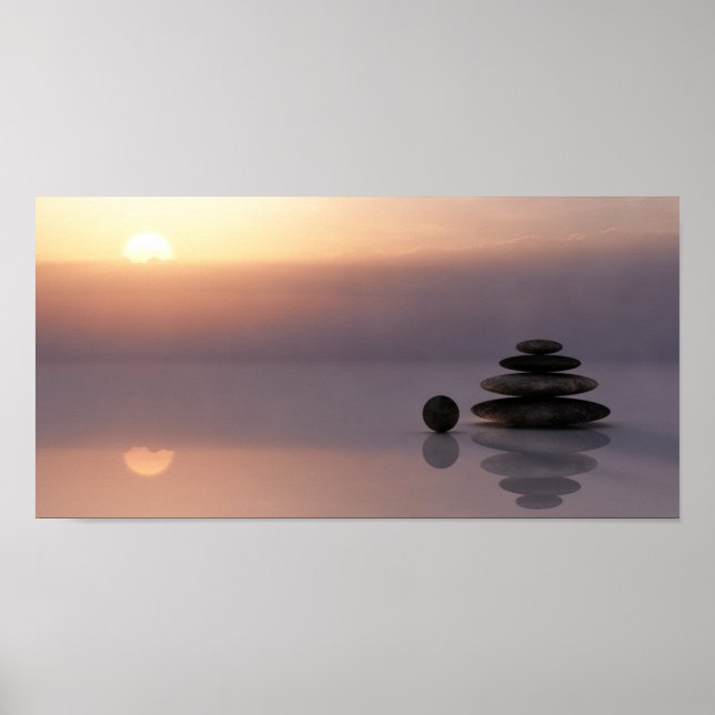 Poster Equilíbrio e Meditação (Frente)