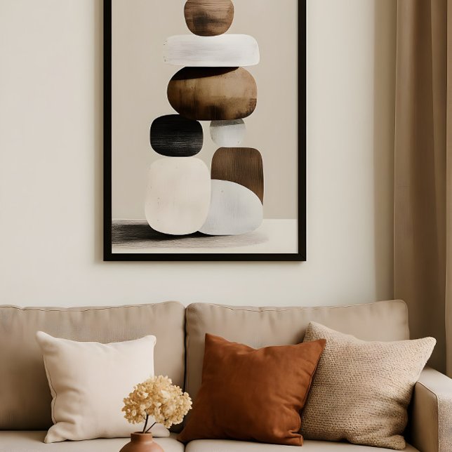 Poster Equilíbrio Zen Moderno (Criador carregado)