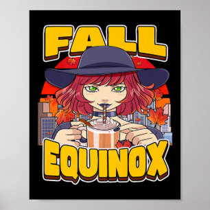 Poster Equinócio de Outono de Setembro Celebre o Clima de