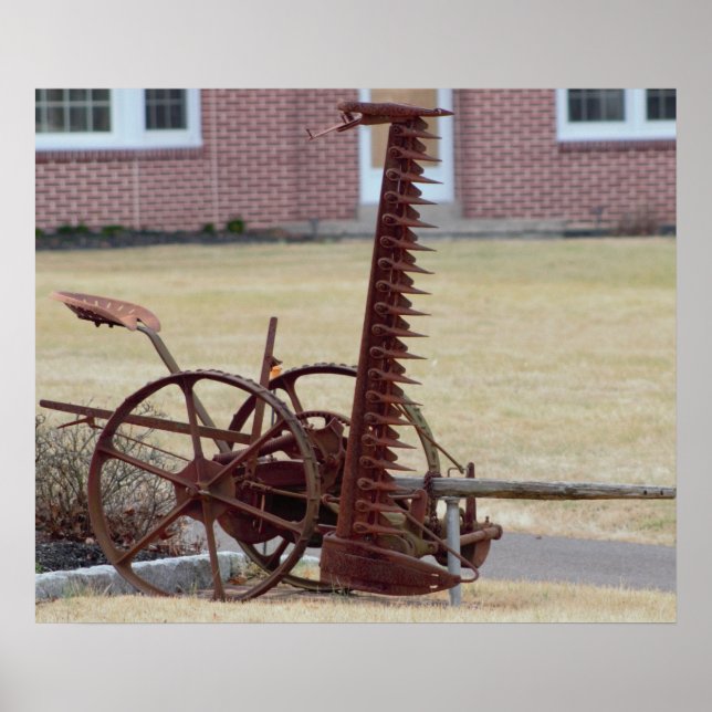 Poster Equipamento antigo de agricultura (Frente)