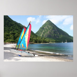 Poster Equipamento de esporte para embarcações de navegaç