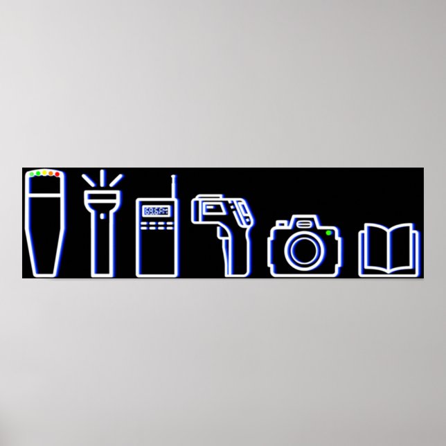 Poster Equipamento de Phasmofobia (Frente)