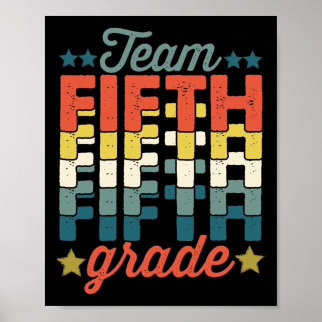 Poster Equipe 5 Quinto Ano De Volta Aos Professores (Frente)
