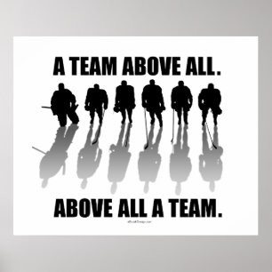Poster Equipe Acima de Todos (Hockey)