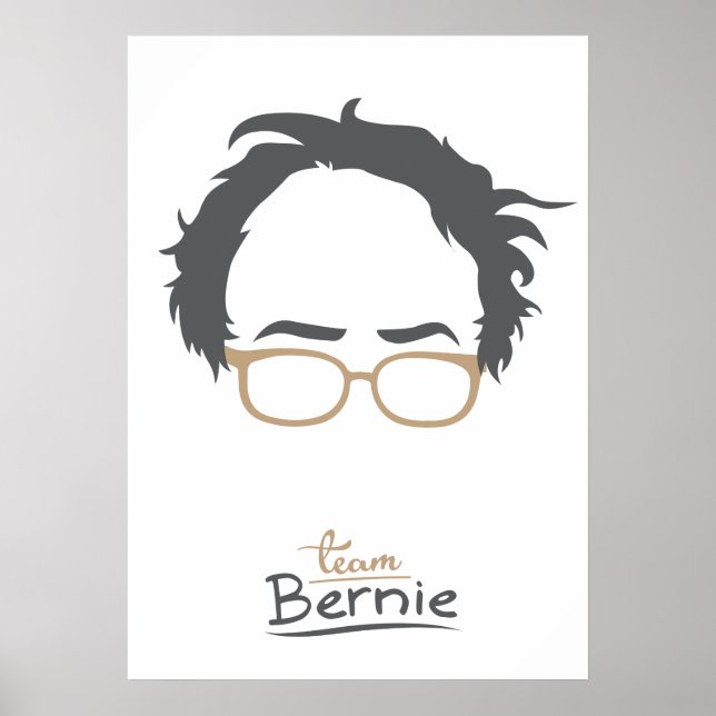 Poster Equipe Bernie - Bernie Sanders para presidente (Frente)
