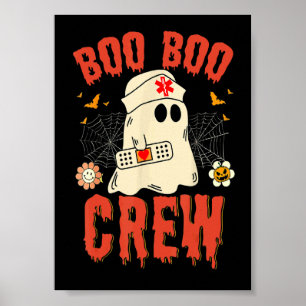 Poster Equipe Boo Boo Enfermeira Fantasma Piada Fantasia